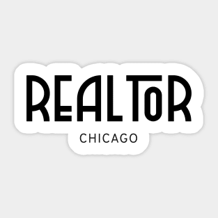 CHICAGO Real..tor Sticker